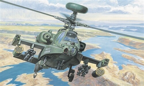 Italeri 1/72 AH - 64D Apache Longbow afbeelding