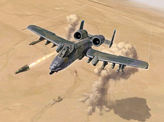 Italeri 1/72 A-10 A/C Thunderbolt ll Gulf War afbeelding