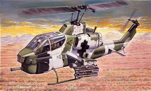 Italeri 1/72 AH - 1W Super Cobra afbeelding