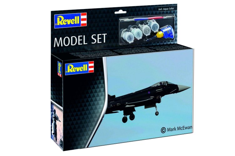 1:144 Revell 63796 Eurofighter Typhoon - RAF - Straaljager - Model Set Plastic Modelbouwpakket