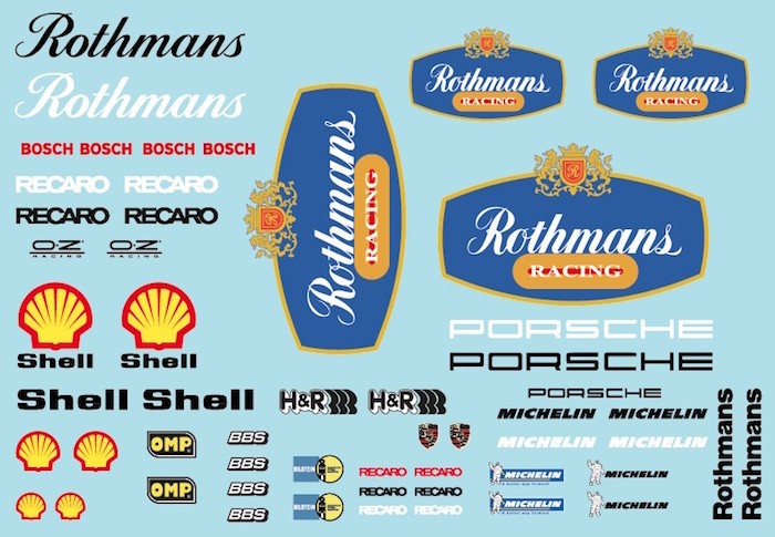 Rothmans stickervel A5 afbeelding
