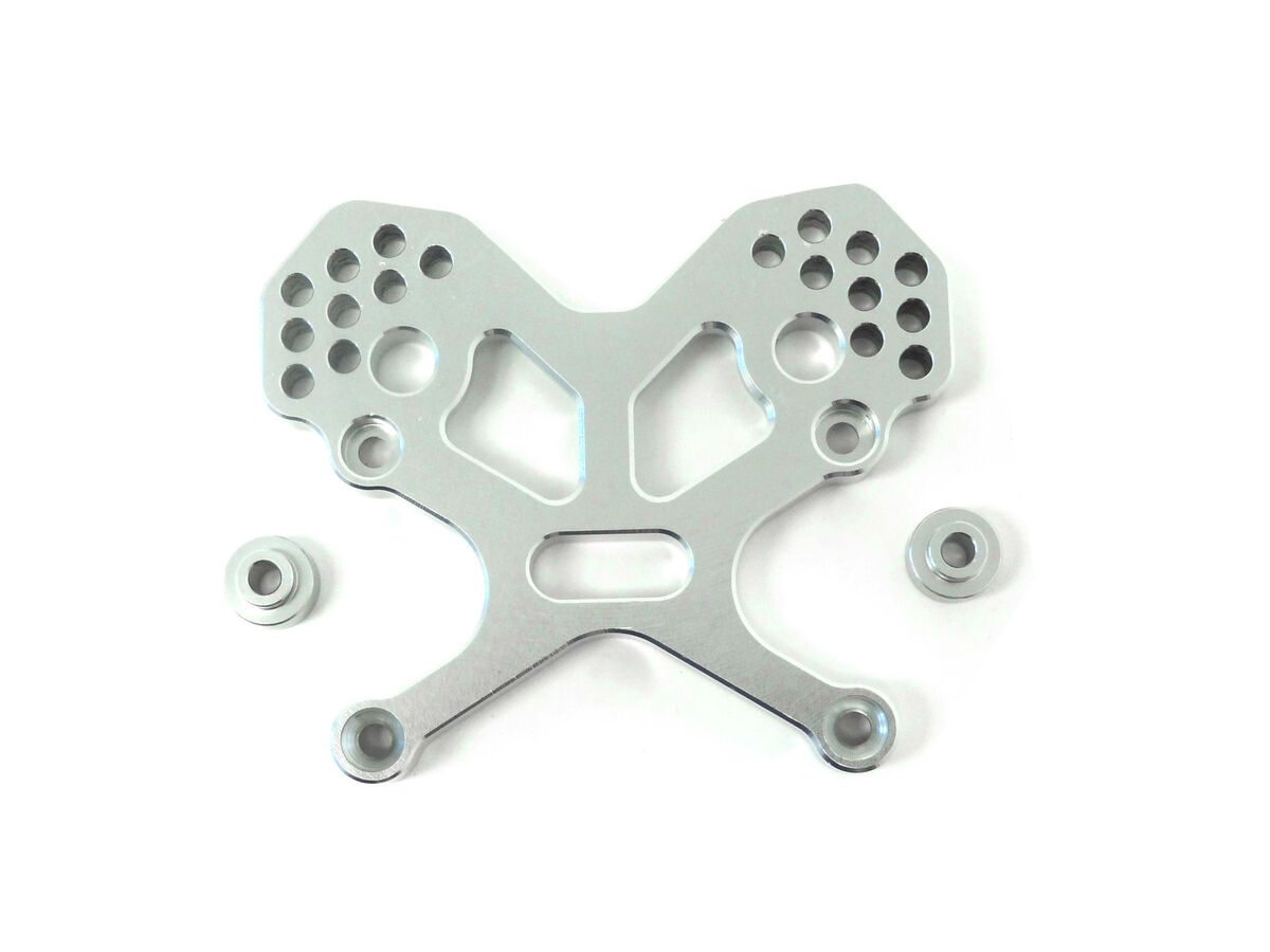 Aluminium Front Shocktower, Baja 5B/5T - Zilver afbeelding