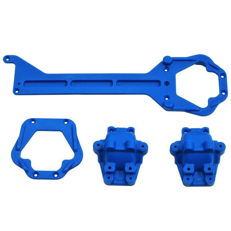 RPM - Upper Chassis & Diff covers Latrax Teton/ Rally - Blauw (RPM70795)