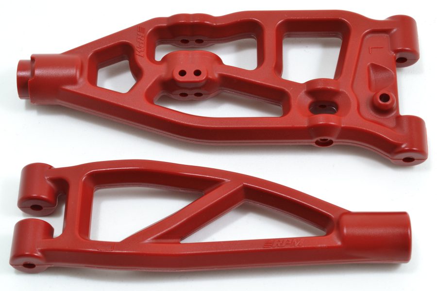 RPM Arrma Upper/Lower left Front Arm Red 6S Kraton/Outcast/Fireteam