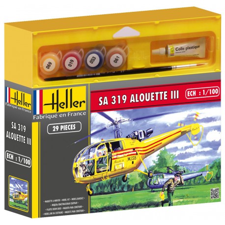 Heller 1/100 SA 319 Alouette lll