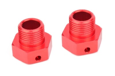 Wheel Hex Adapter - Wide RTR - Aluminum - 2 pcs (C-00180-329) afbeelding