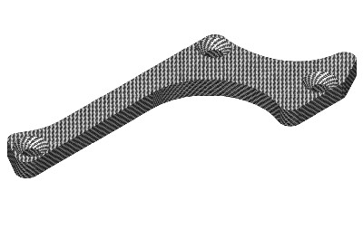 Team Corally - Suspension arm stiffener - A - Lower Front - Left - Graphite 3mm (C-00180-233) afbeelding