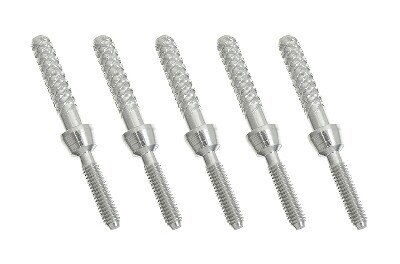 Koppeling met M2 draad voor Carbon buis 4x0.75mm - 5st afbeelding