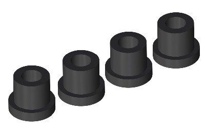 Team Corally - Shock Bushing - Composite - 4 pcs (C-00180-030) afbeelding