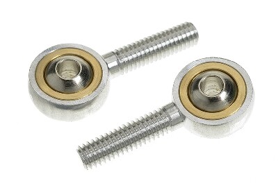 Aluminium bolgewricht met uitwendige M3 draad (geschikt voor M3 schroeven)