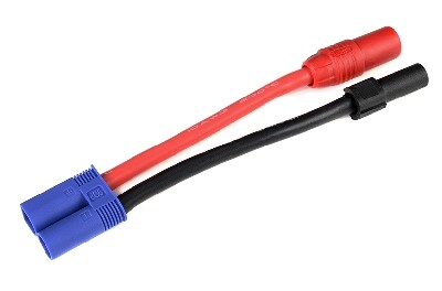 Conversie kabel XT150 (Anti-Spark) Vrouw > EC5 Man met silicone kabel 10AWG afbeelding