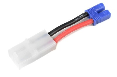 Conversie kabel EC2 Man > Tamiya Vrouw met silicone kabel 14AWG afbeelding