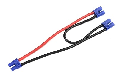 Y-kabel serial EC2, silicone kabel 14AWG, 12CM afbeelding