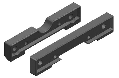 Suspension Arm Mount - Rear - Composite - 1 Set (C-00180-052) afbeelding