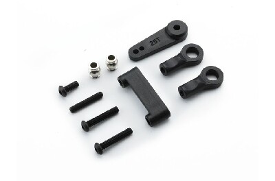 SCA-1E Servo Horn 25T, Steering Link Set & Center Gearbox Mount (CA-15853) afbeelding