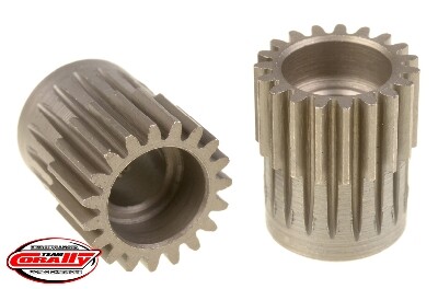 Team Corally - 48 DP Pinion - Short - Hardened Steel - 19T - 5mm as afbeelding