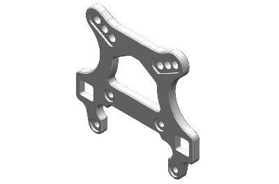 Team Corally - Shock Tower - 4mm - Aluminum - Front - 1 pc