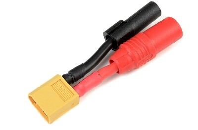 Conversie kabel XT60 Man > XT150 Vrouw (Anti-Spark) met silicone kabel 12AWG afbeelding
