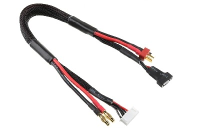 Laad/balanceer kabel - Deans 4S - Lader 6S XH connector - 4S XH connector afbeelding