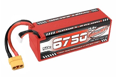 Team Corally Car Lipo 50c 14,8 volt 6750mah met XT90 Stekker afbeelding