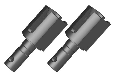Center Diff. Outdrive Cup - RTR - Steel - 2 pcs (C-00180-154-1) afbeelding