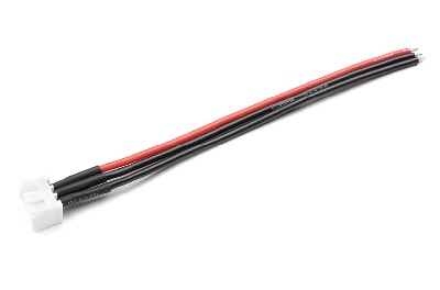 Balanceerstekker 2S XH - vrouwelijk - met 22awg silicone kabel - 10cm afbeelding