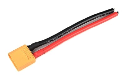 XT90 Stekker met kabel - Vrouwelijk - 10AWG - 12cm