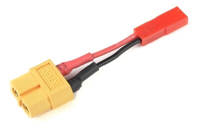Conversie kabel BEC Man > XT60 Vrouw met silicone kabel 20AWG afbeelding