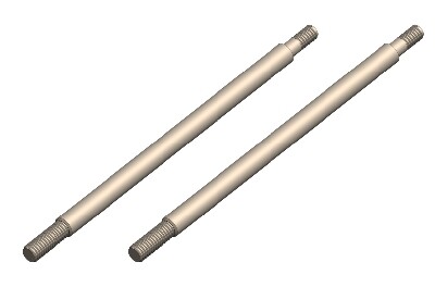 Shock Shaft - 66mm - Rear - Steel - 2 pcs (C-00180-164) afbeelding