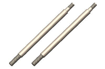 Shock Shaft - 55mm - Front - Steel - 2 pcs (C-00180-165) afbeelding