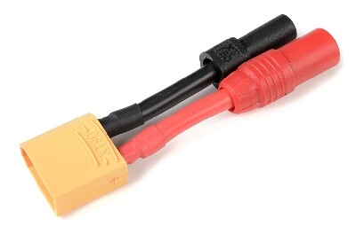 Conversie kabel XT150 (Anti-Spark) Vrouw > XT90 Man met silicone kabel 10AWG afbeelding