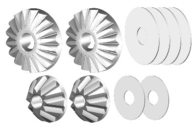 Planetary Diff. Gears - Steel - 1 Set (C-00180-179) afbeelding