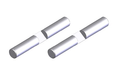 Gear Diff. Pin - Steel - 2 pcs (C-00180-184) afbeelding