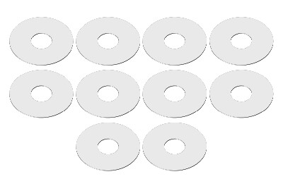 Team Corally - Shim Rings - 6x11,5x0.2mm - Steel - 10 pcs (C-00180-204) afbeelding