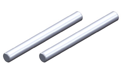 Team Corally - Suspension Arm Pivot Pin - Upper - Front - Steel - 40.8mm - 2 pcs