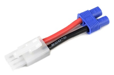 Conversie kabel Tamiya Man > EC3 Vrouw met silicone kabel 14AWG