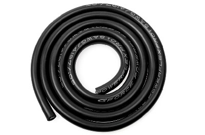 Powerflex PRO+ silicone kabel 8AWG (1m Zwart) afbeelding