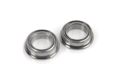 Kogellager Chrome, Rubber dichting, 6X10X3 Flanged - MF106-2RS, (4 st) afbeelding