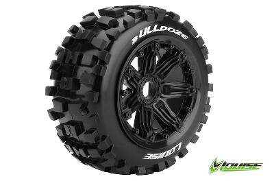 Louise B-Bulldoze Achterbanden Set - Velgen Zwart - Hex 24mm afbeelding