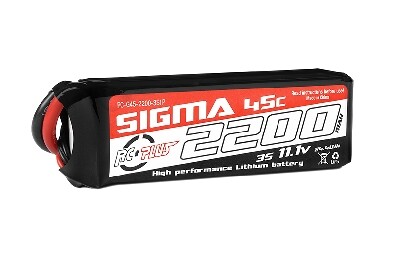 RC Plus Lipo 45c 11,1 volt 2200mah met XT60 stekker