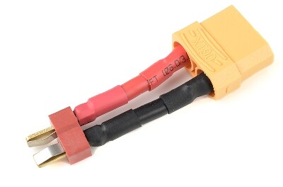 Conversie kabel Dean Man > XT90 Vrouw met silicone kabel 12AWG
