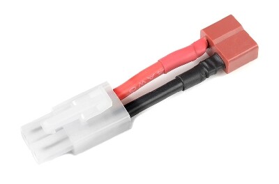 Beez2B - Conversie kabel Tamiya man > Deans Vrouw met 14AWG silicone kabel afbeelding