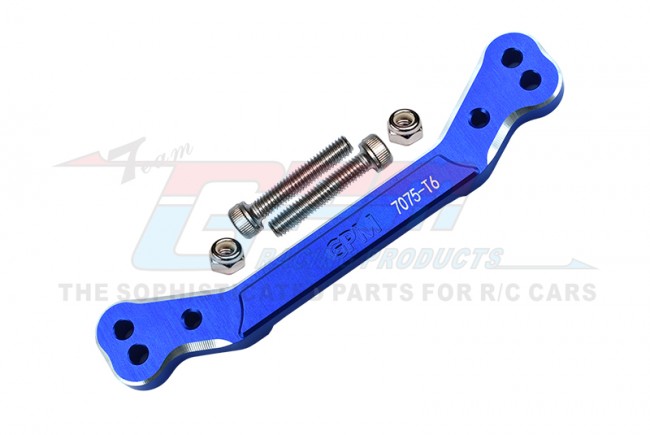 GPM - Traxxas Sledge Aluminium 7075-T6 Steering Plate Blue, blue