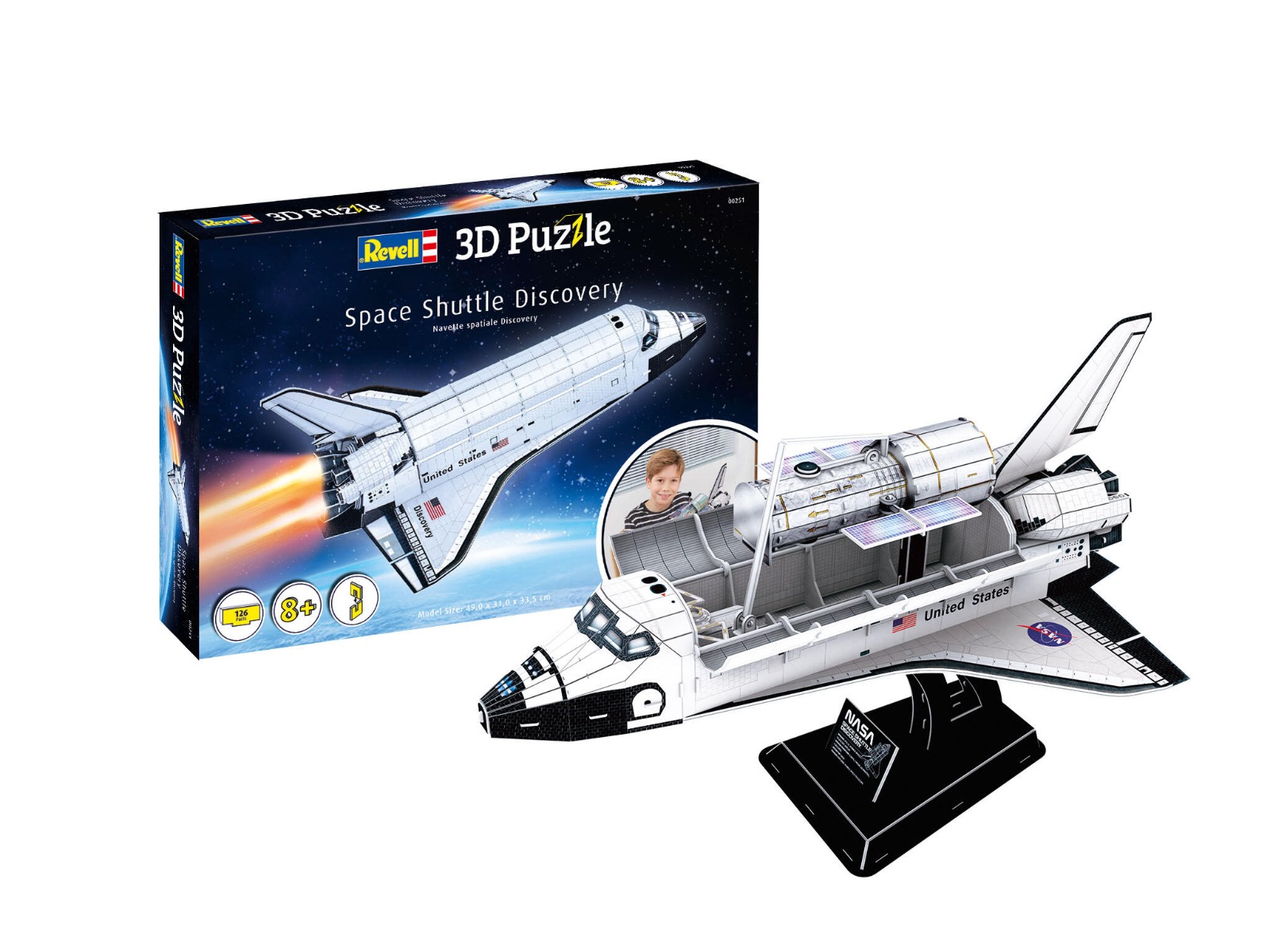 Revell 3D Puzzle Space Shuttle Discovery afbeelding