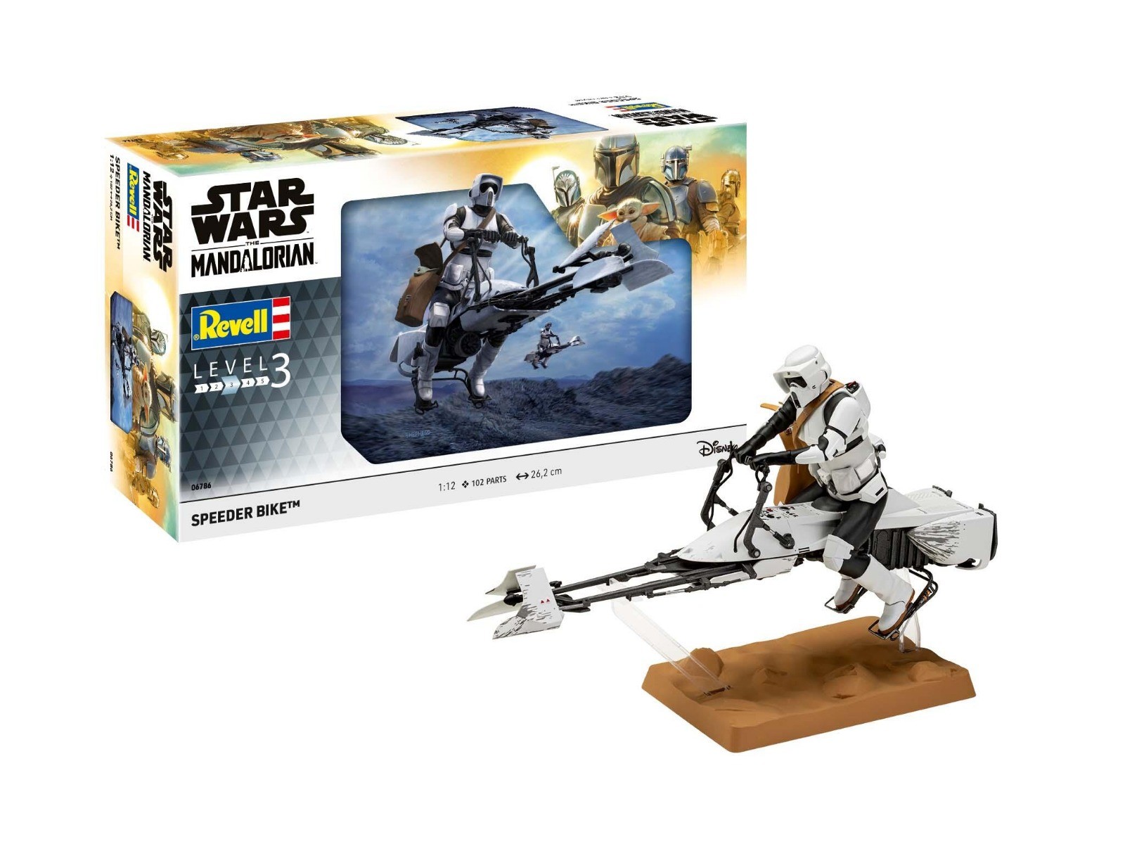 Revell 1/12 The Mandalorian Speeder Bike afbeelding