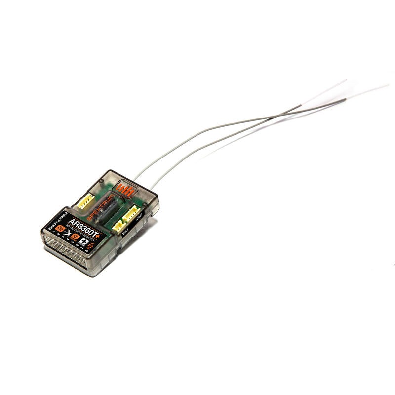 Spektrum AR8360T+ DSMX 8 kanaals telemetrie ontvanger met AS3X & Safe