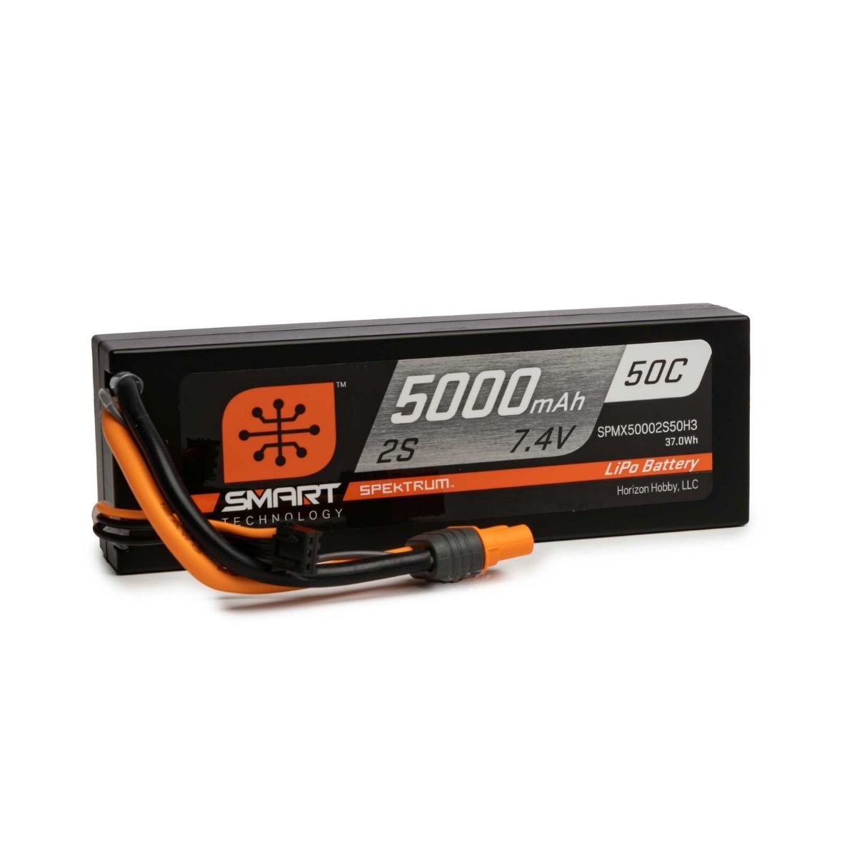 Spektrum 7.4V 5000mAh 2S 50C Smart LiPo accu met IC3 stekker afbeelding