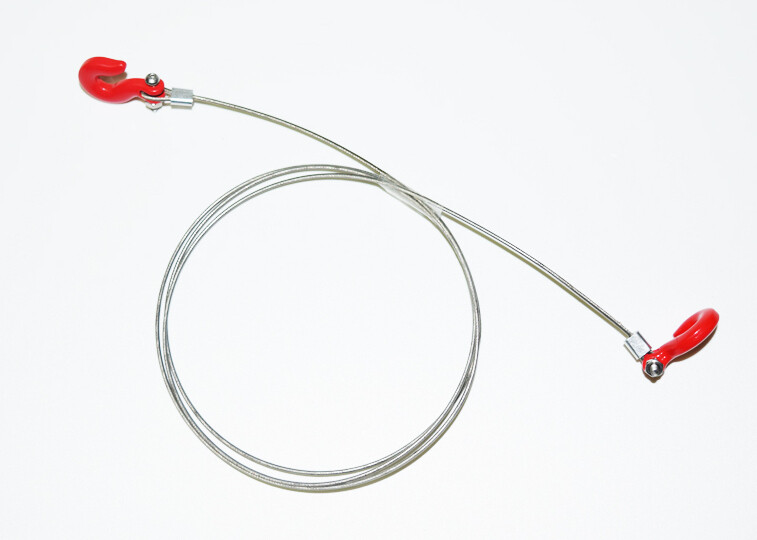 Steel wier rope with hooks 84cm 1:10 afbeelding