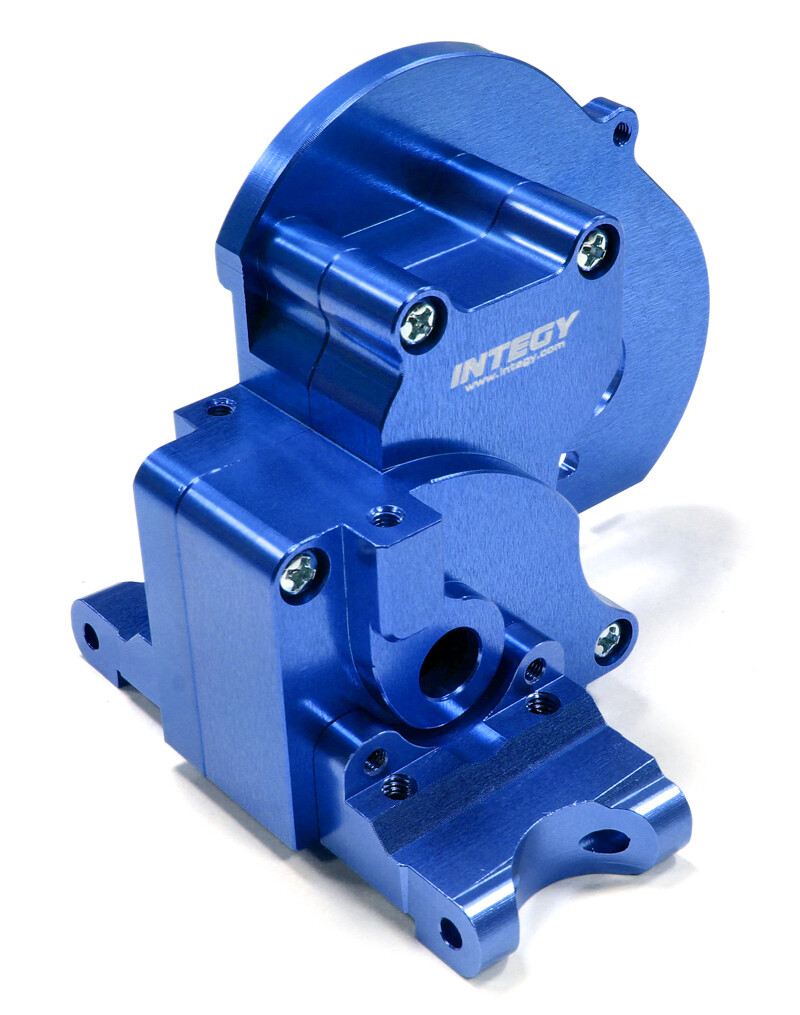 Integy Alloy Gear Box, Blue - Traxxas Bandit/Rustler/Stampede 2WD