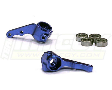 Integy Steering Block II, Blue - Traxxas Bandit/Slash/Rustler/Stampede 2WD